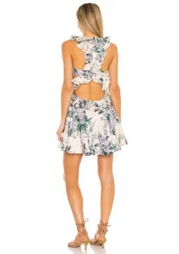 Zimmermann Cassia Ruffle Mini Dress Floral Size 8 for rent on The Volte - image 2