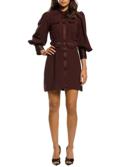 Pasduchas Austere Longsleeve Dress Burgundy Size 12 for rent on The Volte - image 1