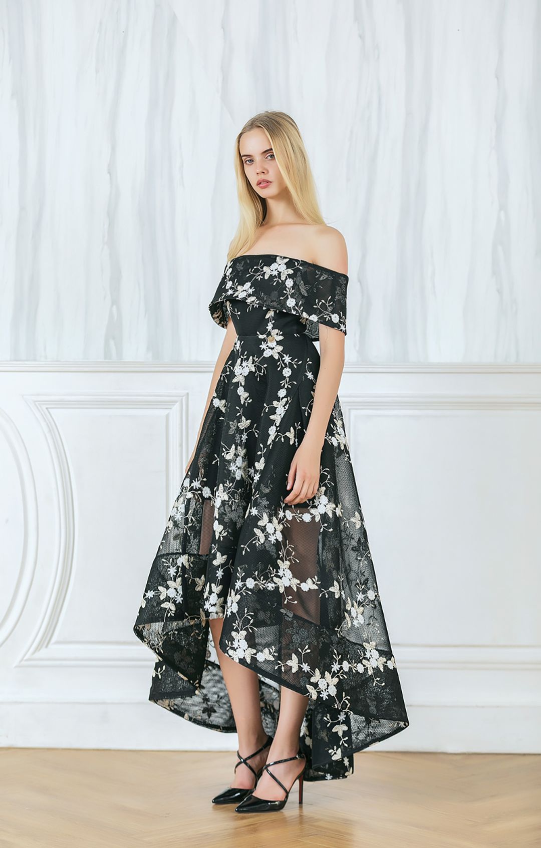 Bronx & Banco Flower Tulip Gown size 12 for rent on The Volte - main image