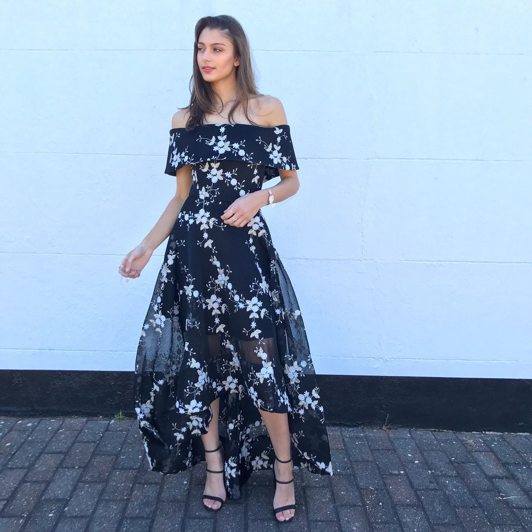 Bronx & Banco Flower Tulip Gown size 12 for rent on The Volte - main image