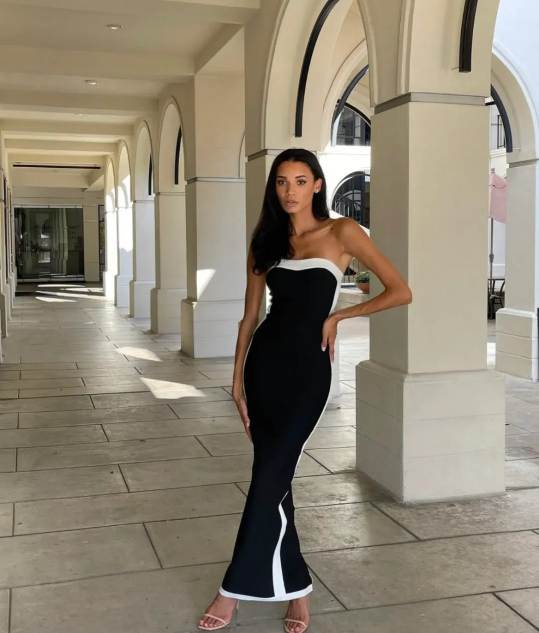 Bianca and Bridgett Ashley Dress Black Size 8 for rent on The Volte - main image