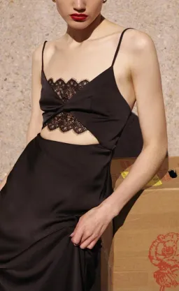 Bec & Bridge Valerie Midi Dress in Black Size 8 / S for rent on The Volte - image 4