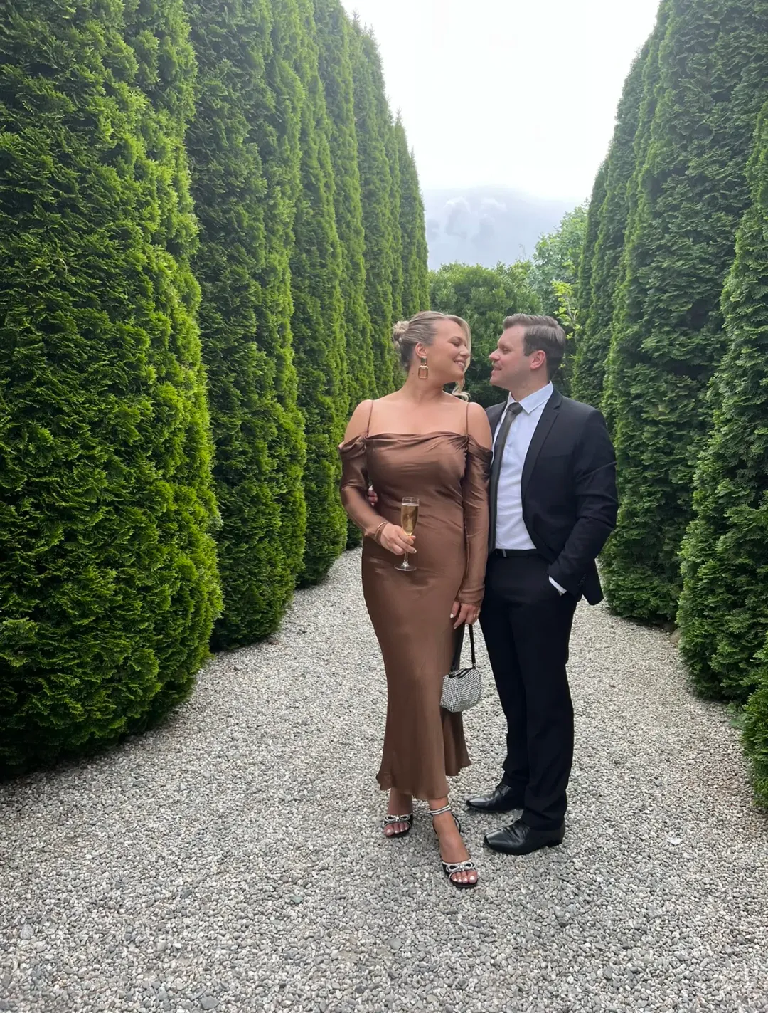 Issy Sereia Dress Copper Size 12 for rent on The Volte - main image