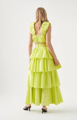 AJE Medina Set Light Lemon Size 6 for rent on The Volte - image 3