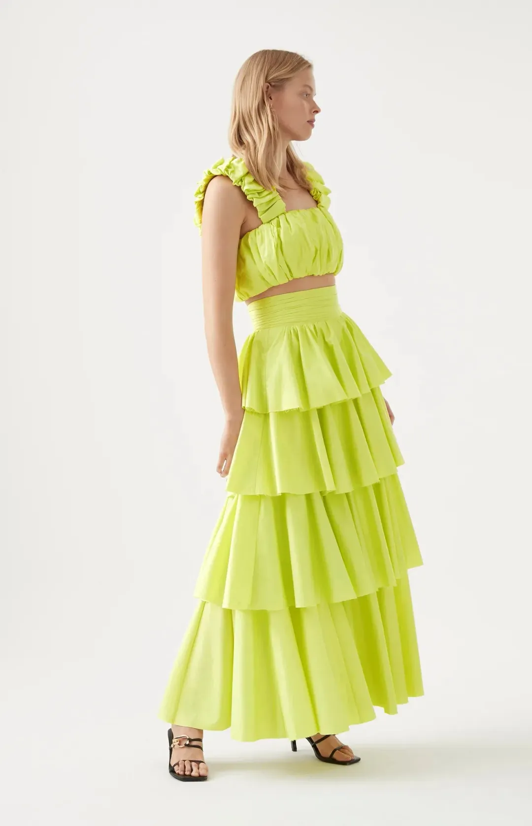 AJE Medina Set Light Lemon Size 6 for rent on The Volte - main image