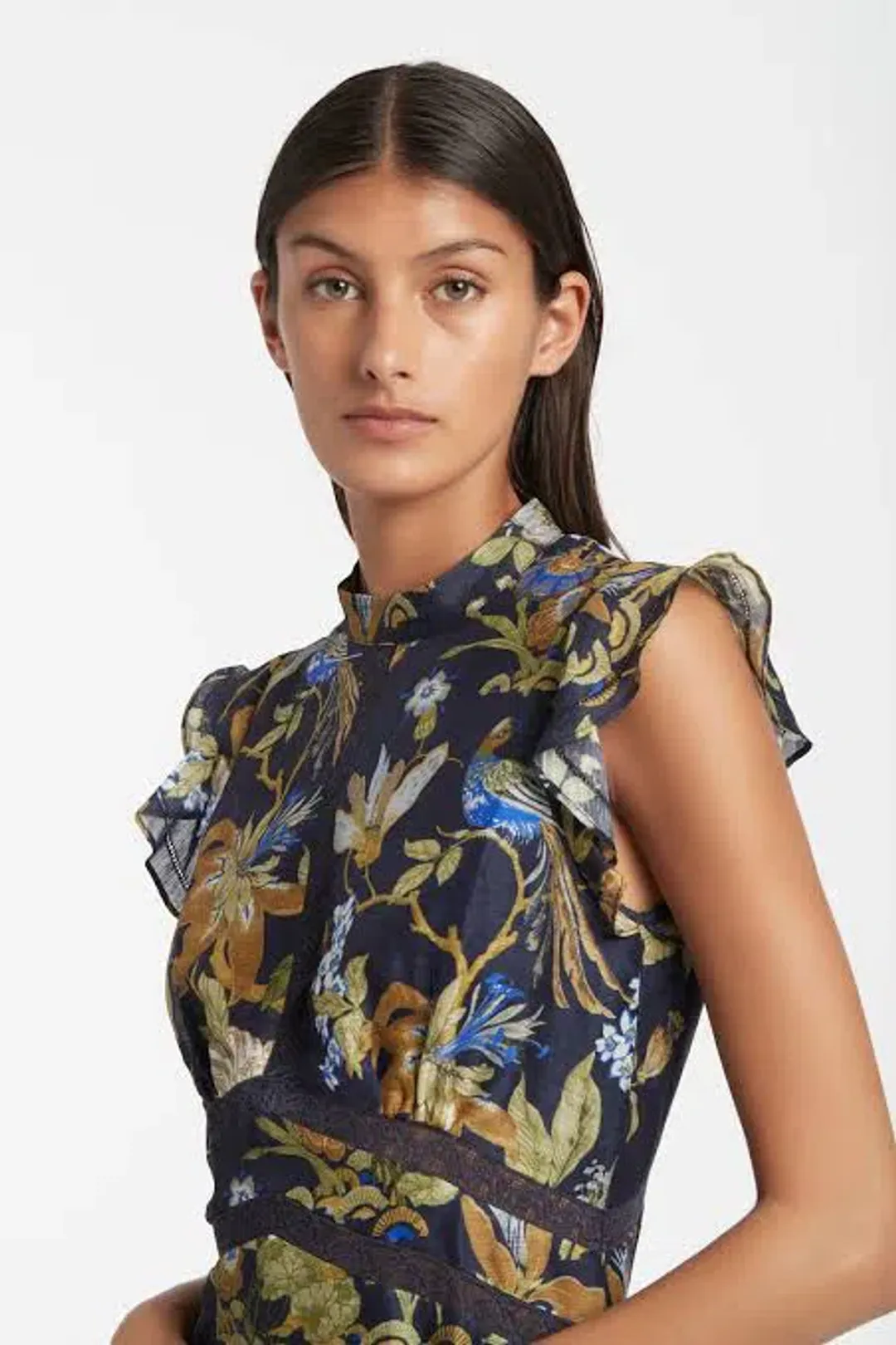 Sir the Label Lilian Tiered Gown Floral Size 0 / Au 6 for rent on The Volte - main image