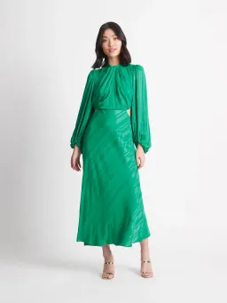 Sheike Brazen Maxi Dress Emerald Size 10 / M for rent on The Volte - image 1