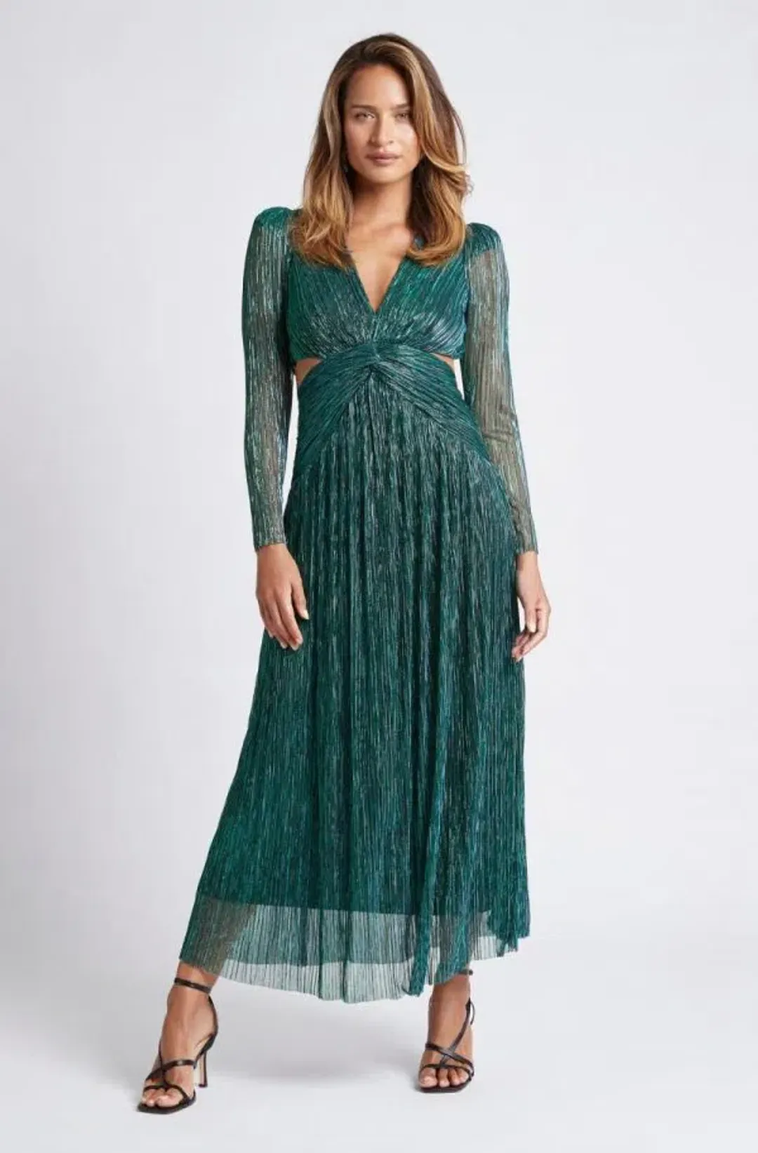 Sheike Millenium Dress Emerald Green Size 10 for rent on The Volte - main image