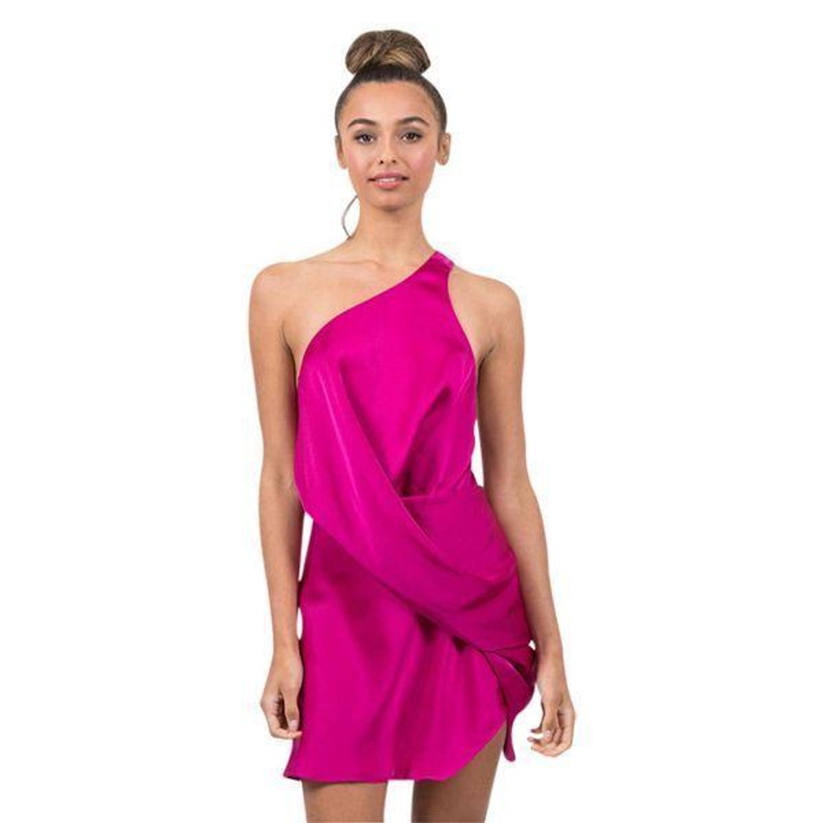 One Fell Swoop Little Lola Mini Dress Pink Size 10 for rent on The Volte - main image