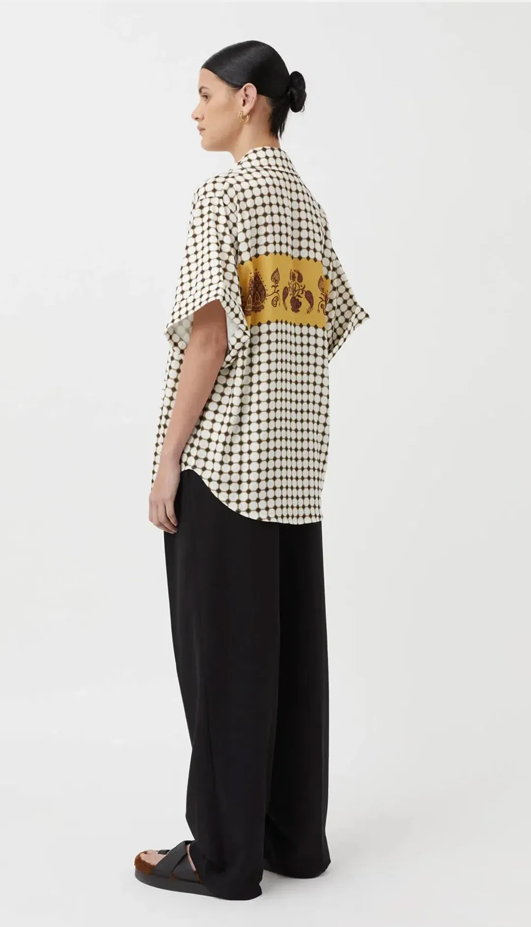 Camilla and Marc Rivoli Shirt Print Size S/ AU 6 for rent on The Volte - main image