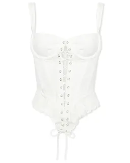 Miaou Deville Corset in White Size 8 for rent on The Volte - image 4