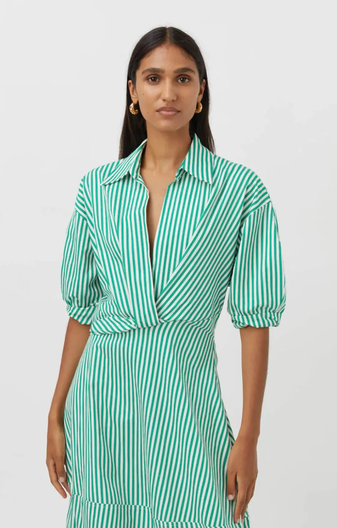 Camilla and Marc Flynn Cocoon Dress Green Size S/ Au 8 for rent on The Volte - main image