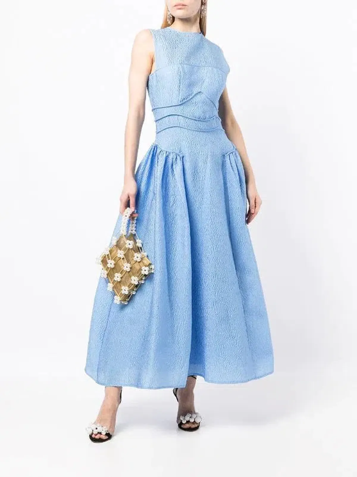 Rachel Gilbert Sophia Dress in Blue Size 3 / Au 12 for rent on The Volte - main image