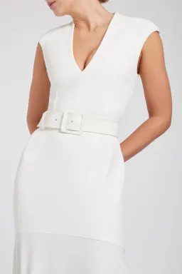 Rebecca Vallance Milan Gown White Size 12 for rent on The Volte - image 6