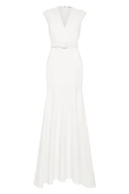 Rebecca Vallance Milan Gown White Size 12 for rent on The Volte - image 8