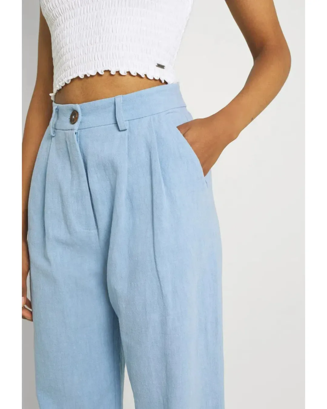Bec & Bridge Harriet Pants Sky Blue Size XS / AU 6  for rent on The Volte - main image