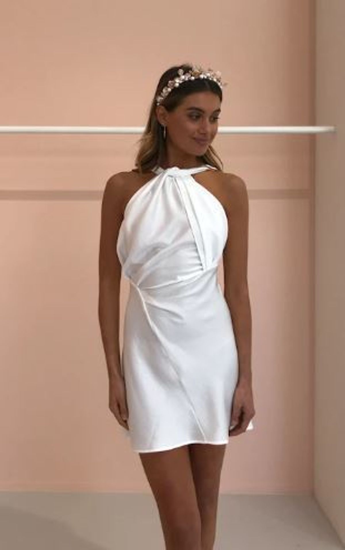 One Fell Swoop - Audrey Mini - White sz 8 for rent on The Volte - main image