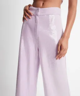 Sheike Cleo Sequin Top Size 14 & Pant Set Lilac  for rent on The Volte - image 4