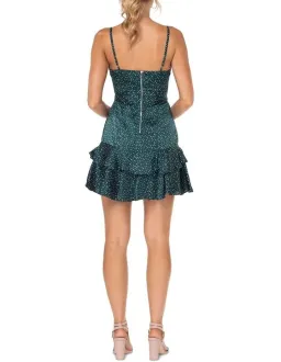 Pilgrim Adriane Mini Dress Emerald Size 16 for rent on The Volte - image 3