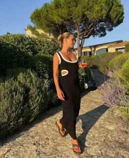 Sir the Label Evalina Cut Out Dress Black Size AU 10  for rent on The Volte - image 5