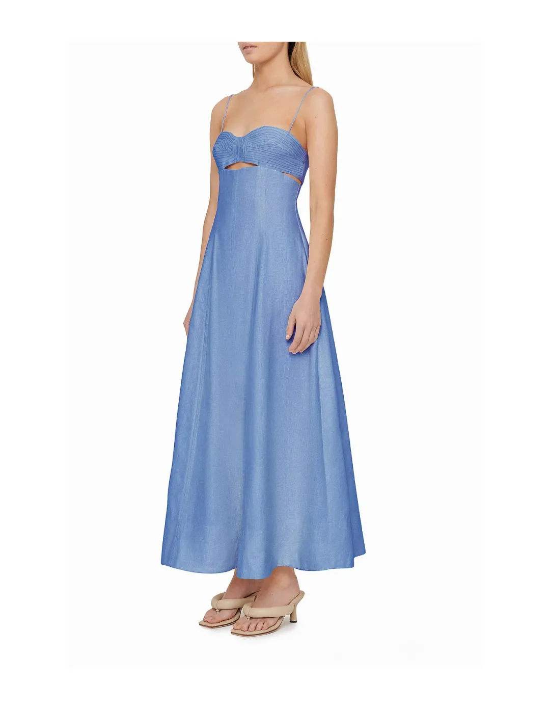 Clea Florence Stitch Dress Marina Blue Size M / Au 10 for rent on The Volte - main image