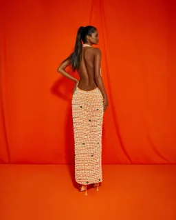 Khanums Kyhlet Maxi Dress Orange Size S / Au 8 for rent on The Volte - image 2
