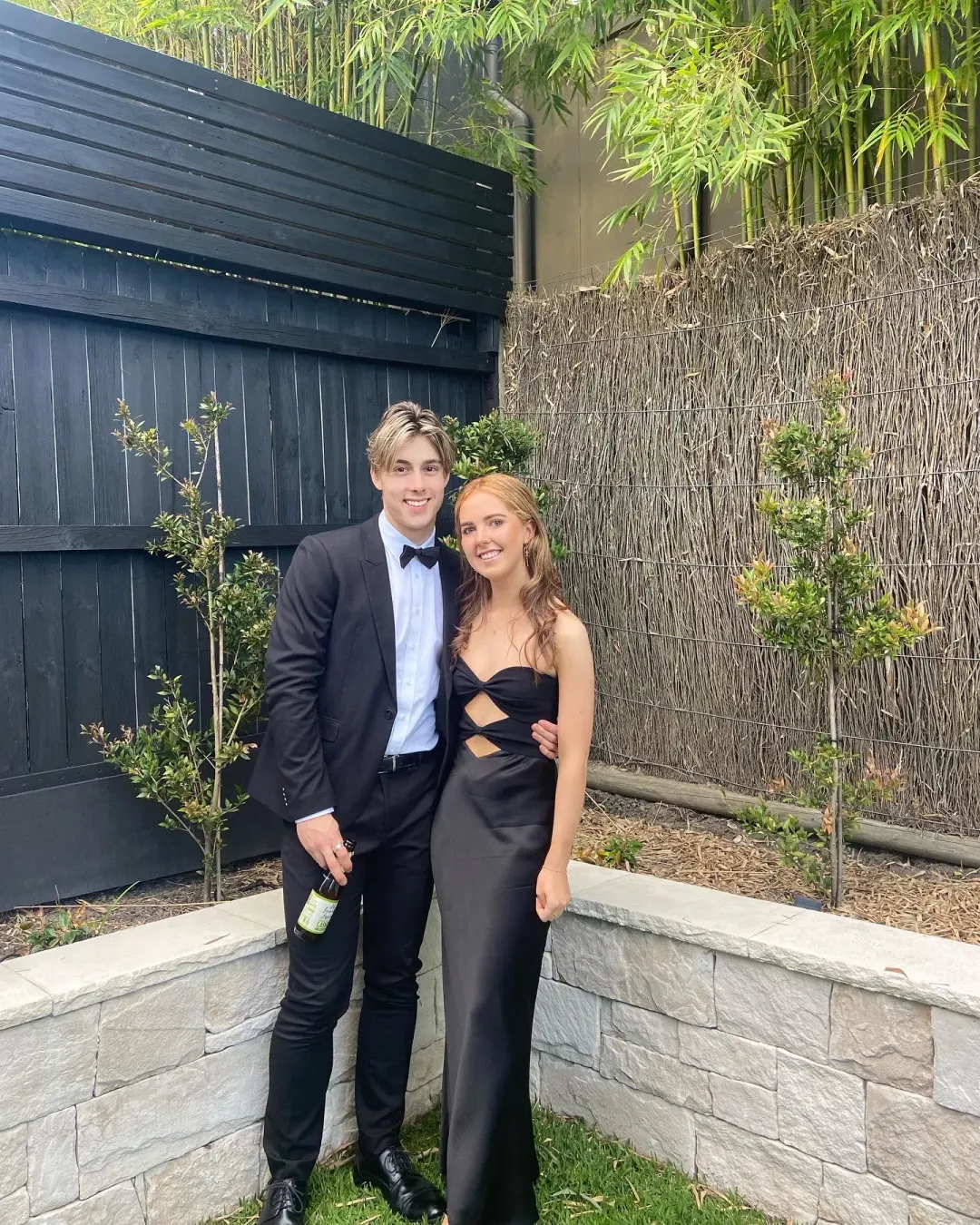 Bec & Bridge Halle Strapless Dress Black Size 6  for rent on The Volte - main image