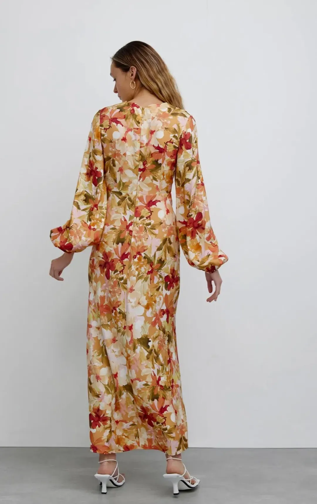 Significant Other Lucia Maxi Dress Watercolour Size 12  for rent on The Volte - main image