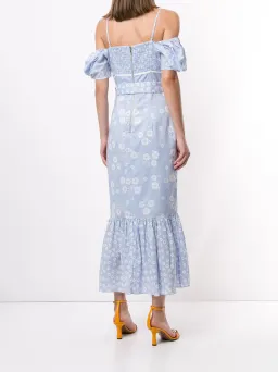 Alice McCall Izabella Midi Dress in Blue Size 6 for rent on The Volte - image 3