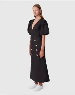 Torannce Floating On A Cloud Black Maxi Dress Black Size 14 for rent on The Volte - image 2