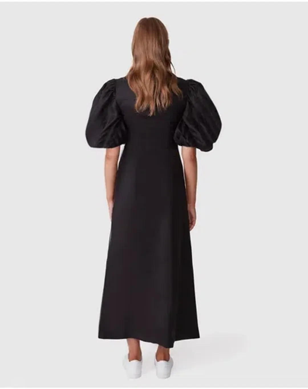 Torannce Floating On A Cloud Black Maxi Dress Black Size 14 for rent on The Volte - main image