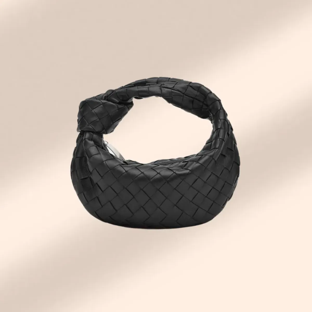 Bottega Veneta Mini Jodie Bag in Black for rent on The Volte - main image
