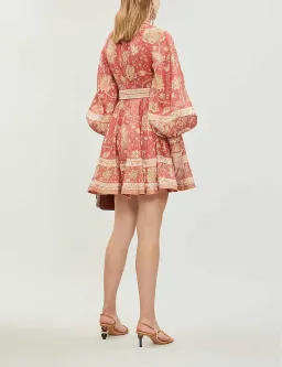 Zimmermann Veneto Border Short Dress Floral Size 1 / Au 10 for rent on The Volte - image 3