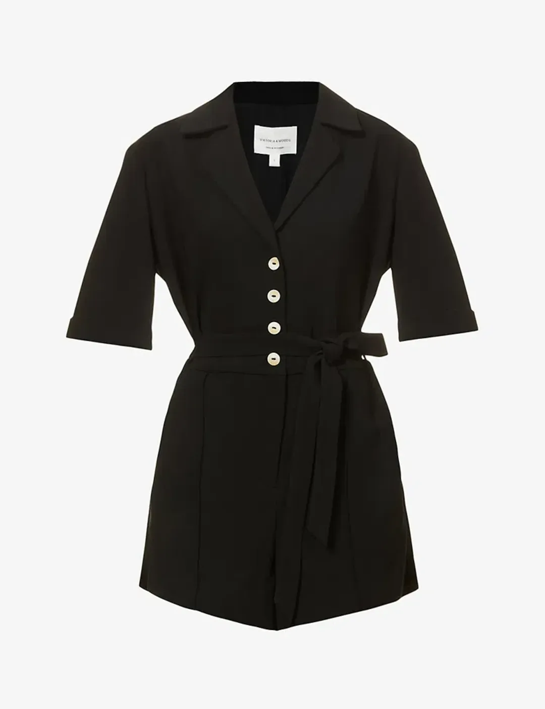 Viktoria & Woods Dalmatian Playsuit Black Size 0 / Au 6 for rent on The Volte - main image