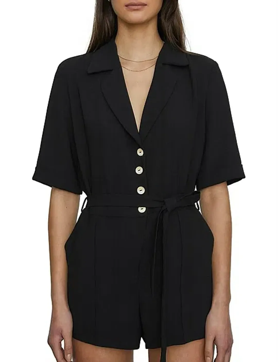 Viktoria & Woods Dalmatian Playsuit Black Size 0 / Au 6 for rent on The Volte - main image