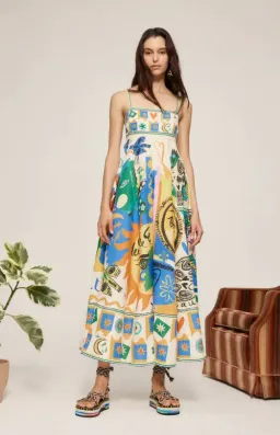 Alemais The Soleil Sundress Multi Size 10 for rent on The Volte - image 2