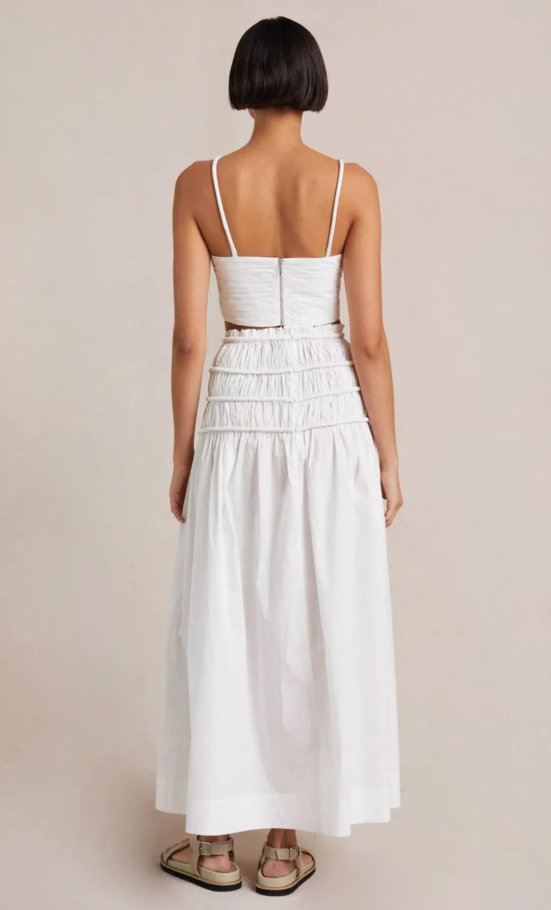 Bec & Bridge Eli Crop Top White Size 10 / M for rent on The Volte - main image