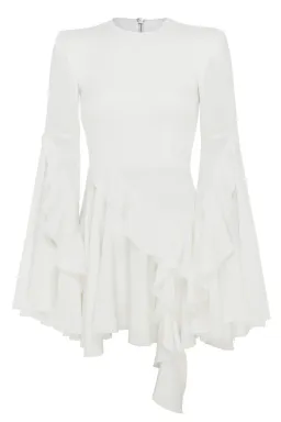 Alex Perry Ridgley Dress White Size 10 for rent on The Volte - image 4