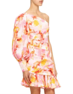 Acler Lawson Pink Floral Dress Size 12 for rent on The Volte - image 3