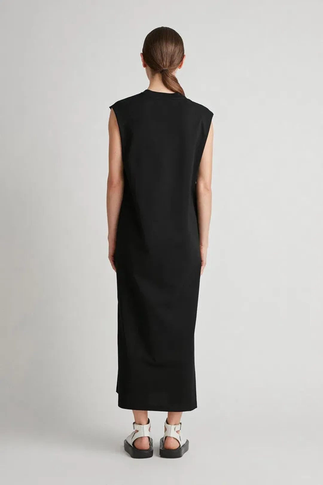 Camilla and Marc Emery Cotton Tank Dress Black Size 12 for rent on The Volte - main image