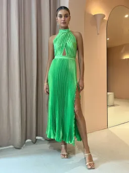 L'Idee Renaissance Dress Neon Lime Size AU 8 for rent on The Volte - image 1