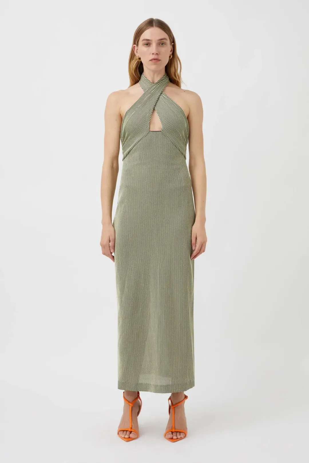 Camilla and Marc Orlando Dress in Sage Green Size 8 for rent on The Volte - main image