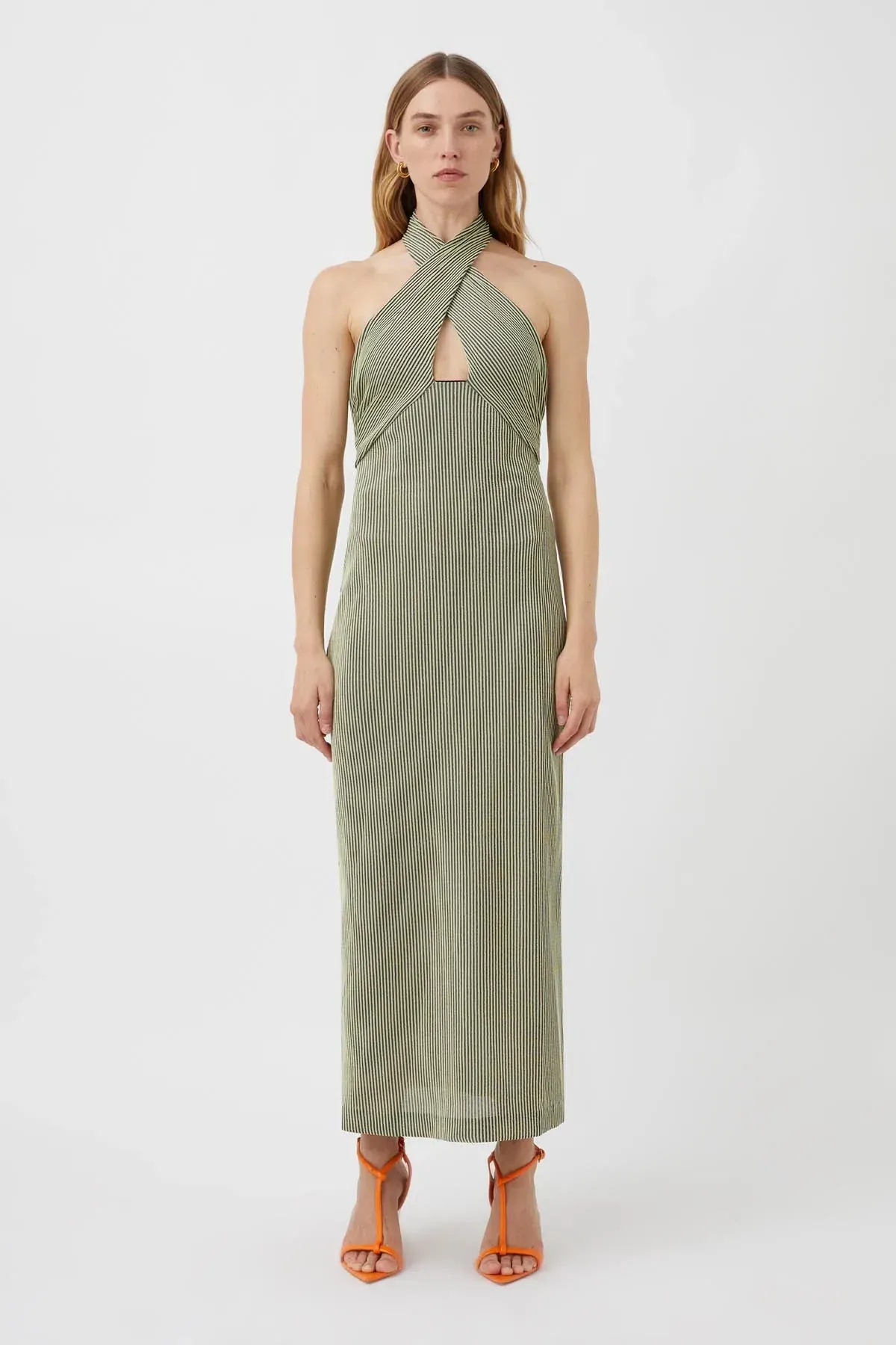 Camilla and Marc Orlando Dress in Sage Green Size 8 for rent on The Volte - main image