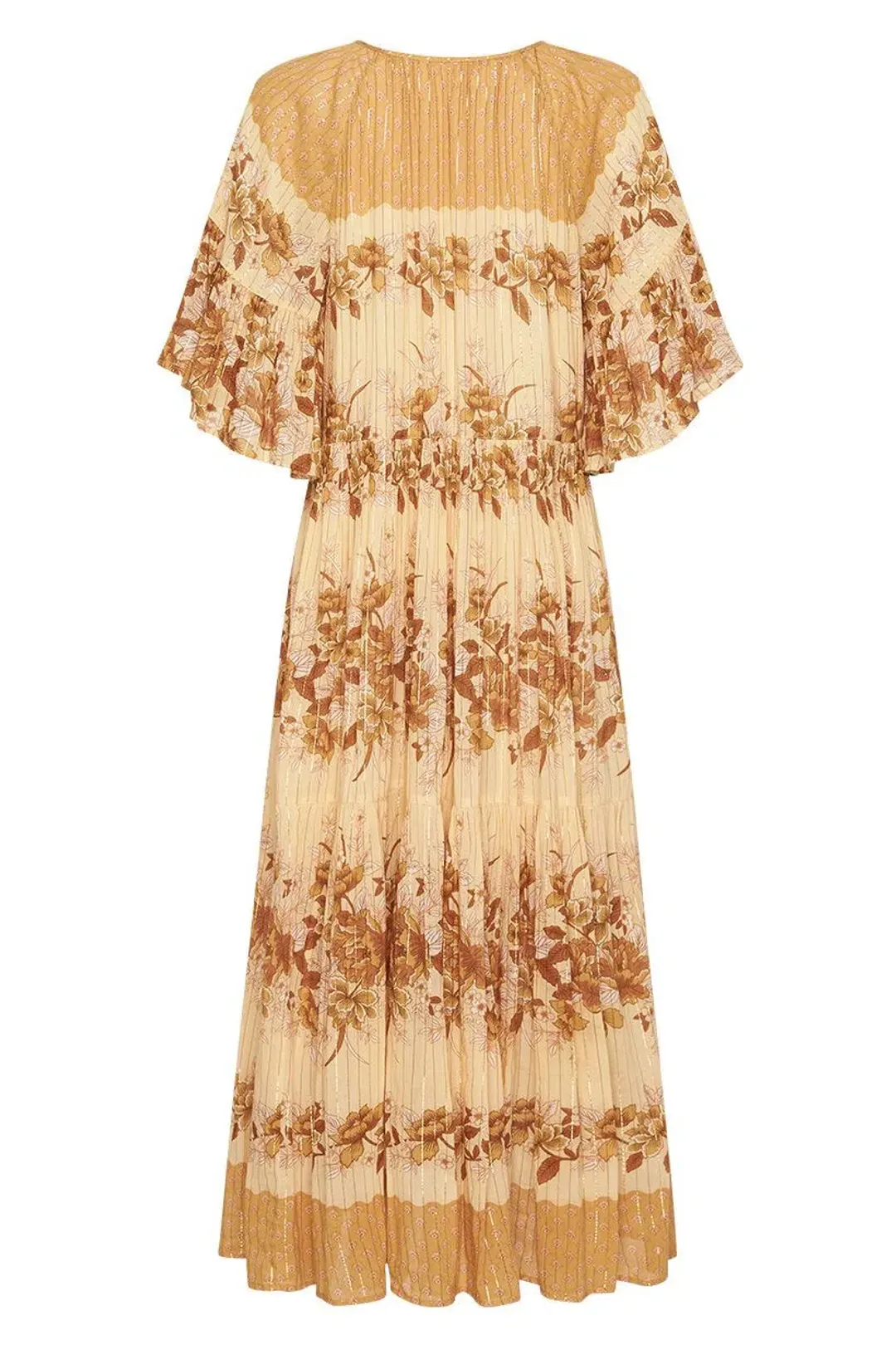 Spell & The Gypsy Coco Lei Mumu Dress Caramel Size S for rent on The Volte - main image