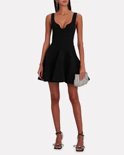 Acler Gower Mini Dress Black Size 8 for rent on The Volte - image 1