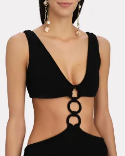 Cult Gaia Mert Knit Dress Black Size S / Au 8 for rent on The Volte - image 2