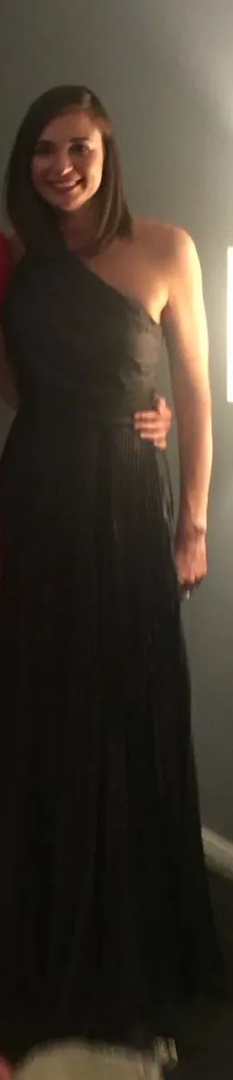 Aurelio Costarella Long Grey/Silver dress for rent on The Volte - image 2