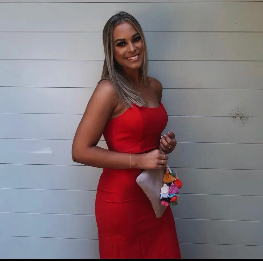 Abyss by Abby Sofia Dress Red Size 10 for rent on The Volte - main image