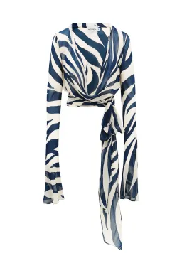 Rat & Boa Lazure Skirt and Blouse Set Print Size 10 for rent on The Volte - image 4