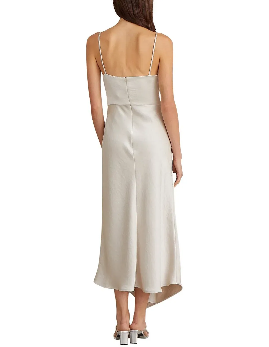 Bec and Bridge Gabrielle V Dress Champagne Size 6 for rent on The Volte - main image